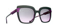 Caroline Abram Nava 792 acetate green and purple sunglasses - front view
