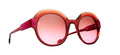 Caroline Abram Ryoko 941 acetate orange and red sunglasses - front view