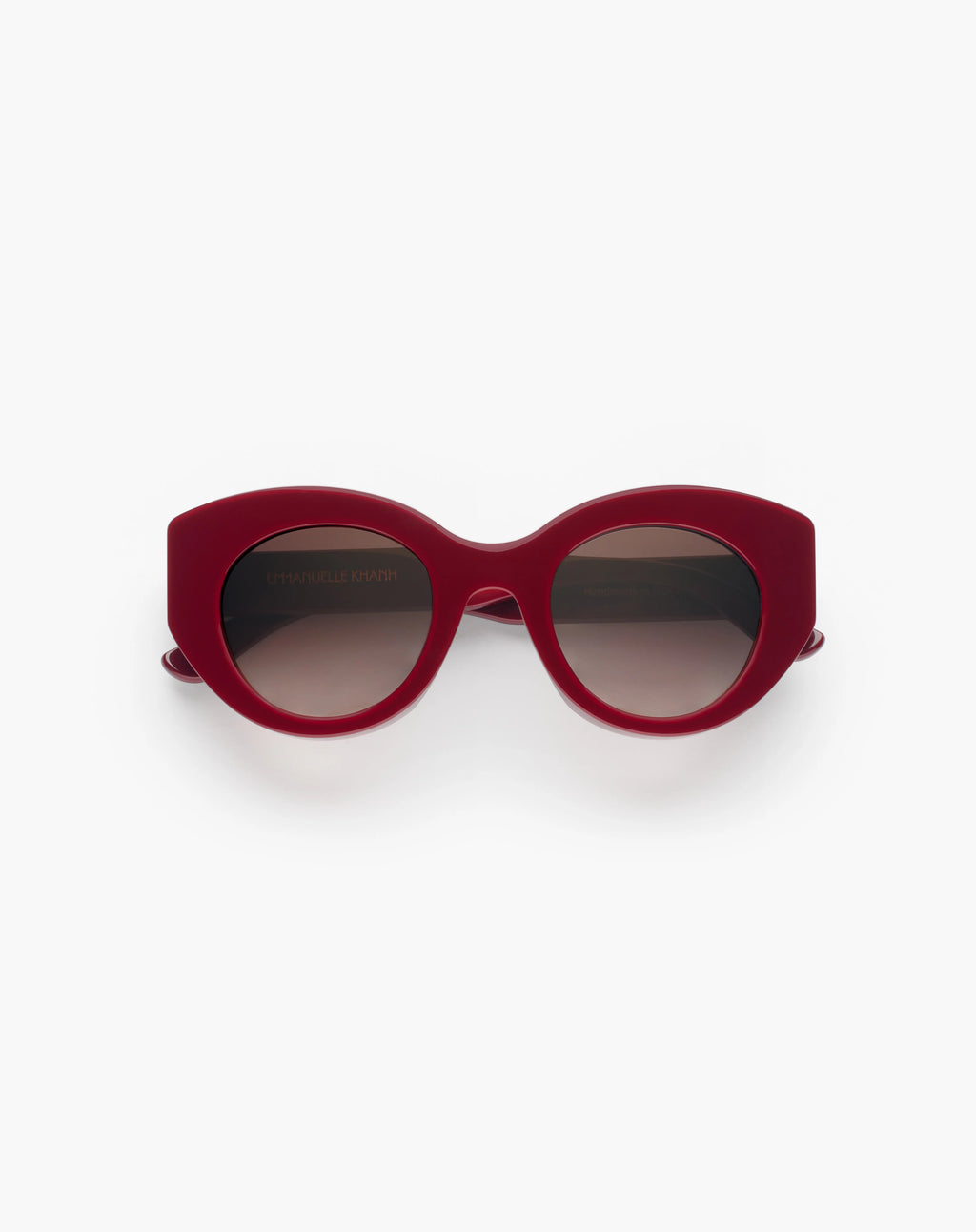 Emmanuelle Khanh Cloud 967 acetate red sunglasses - side view