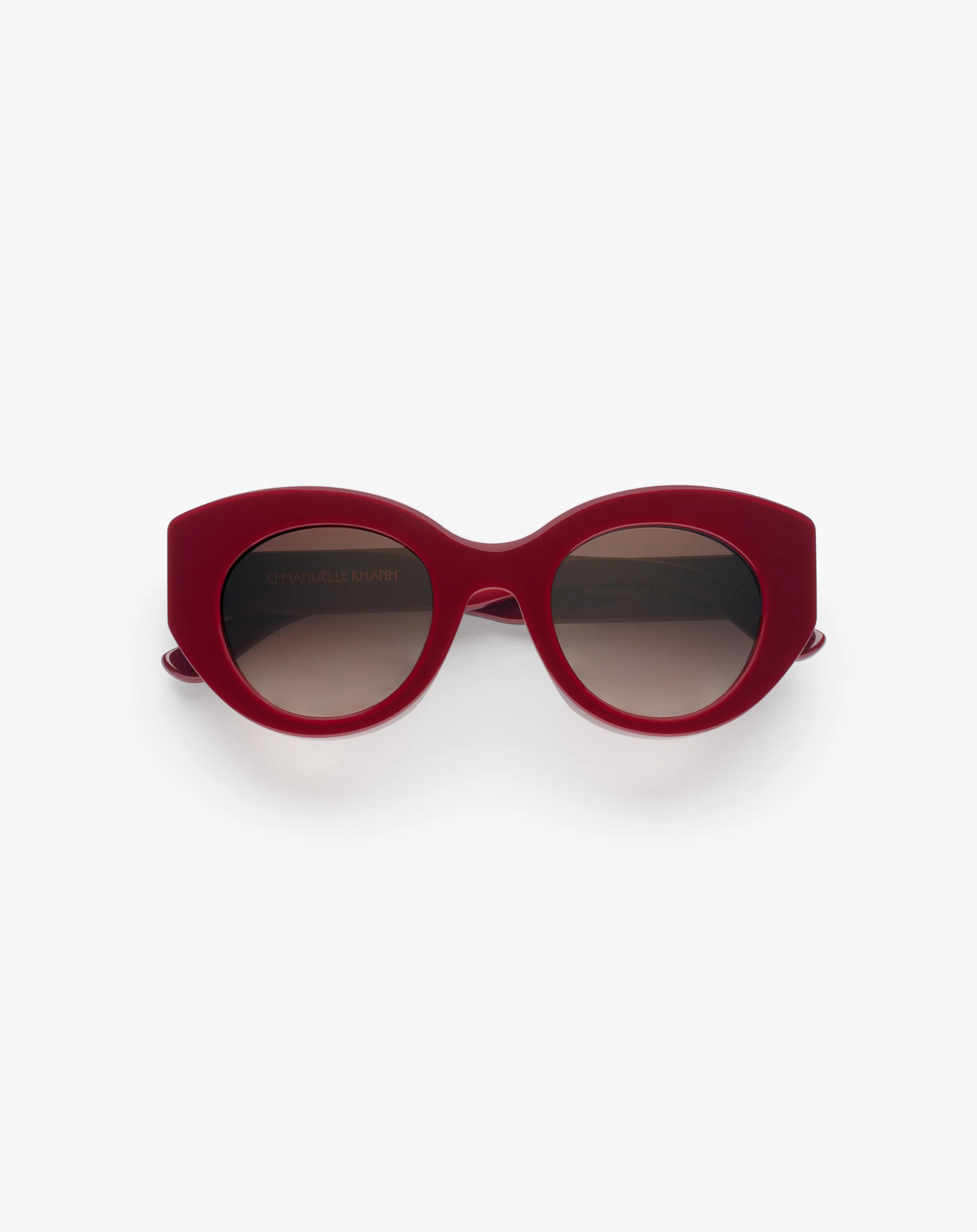 Emmanuelle Khanh Cloud 967 acetate red sunglasses - side view