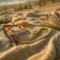 Mashüt Hybrid Chain Cord recycled textile eyewear cord - front view