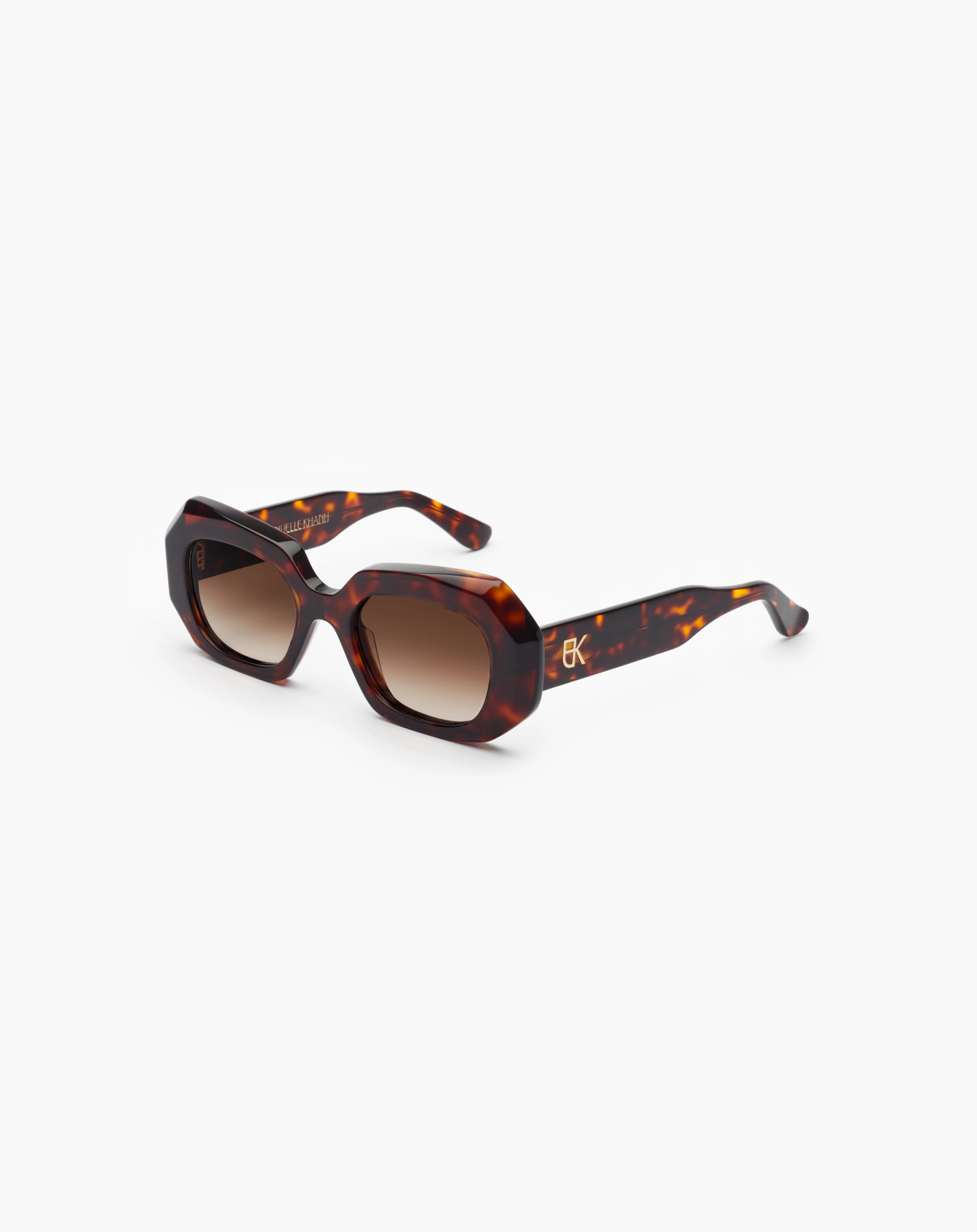 Emmanuelle Khanh Dixie 18 acetate tortoise sunglasses - side view