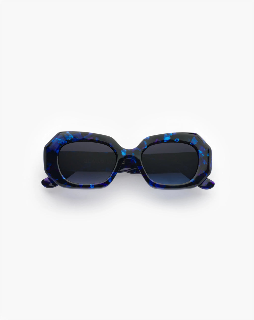 Emmanuelle Khanh Dixie 281 acetate blue and purple sunglasses - side view
