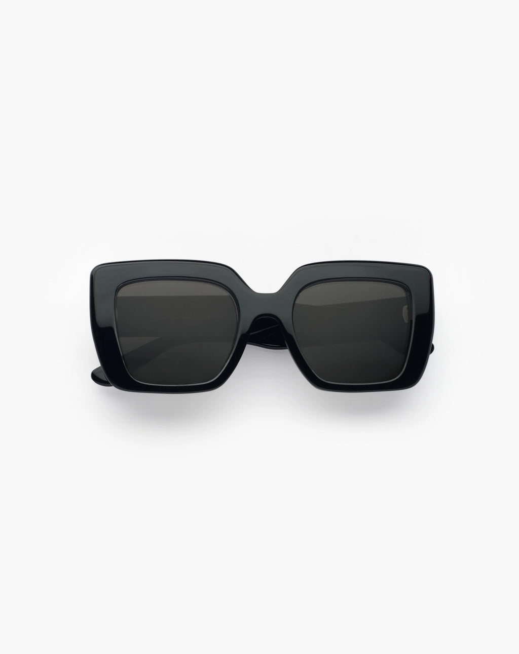 Emmanuelle Khanh Foxy 16 acetate black sunglasses - side view