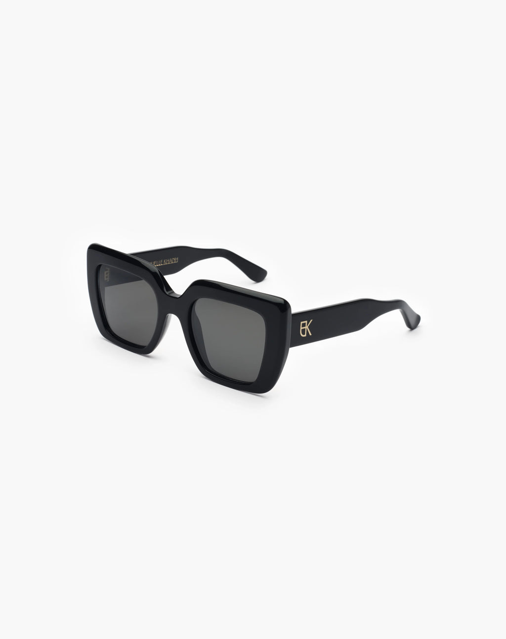 Emmanuelle Khanh Foxy 16 acetate black sunglasses - front view