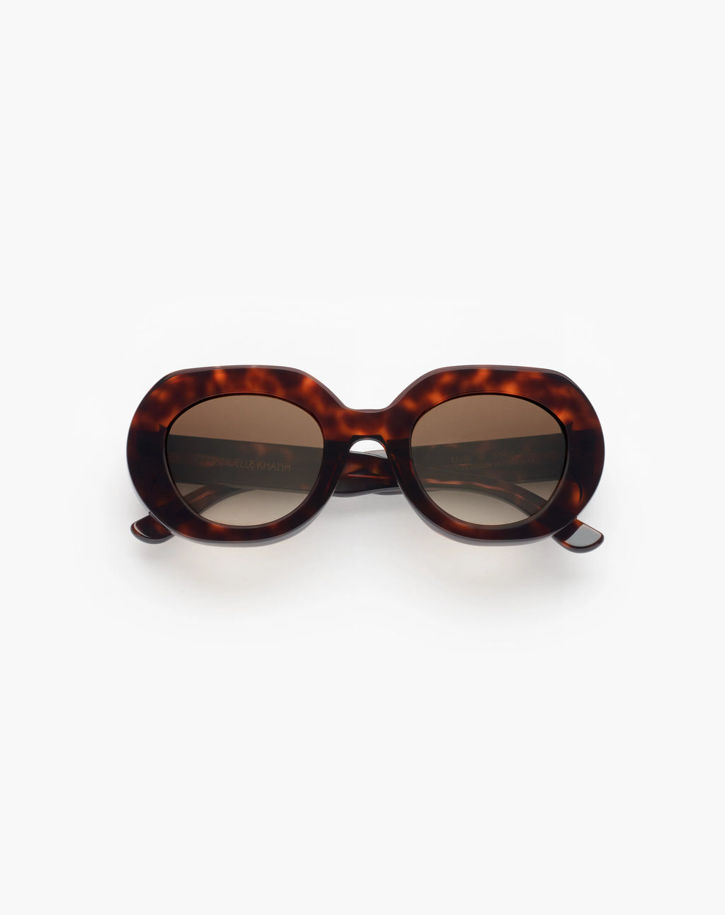 Emmanuelle Khanh Love 18 acetate tortoise sunglasses - side view