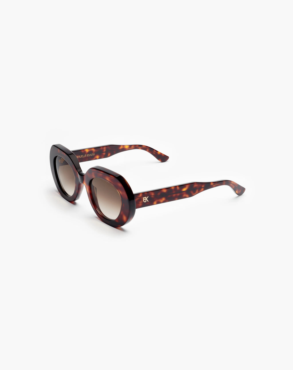 Emmanuelle Khanh Love 18 acetate tortoise sunglasses - front view
