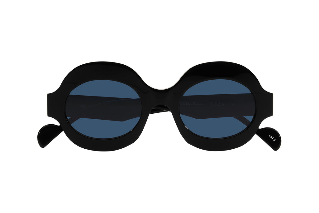 Anne & Valentin Solea I acetate oval sunglasses - side view