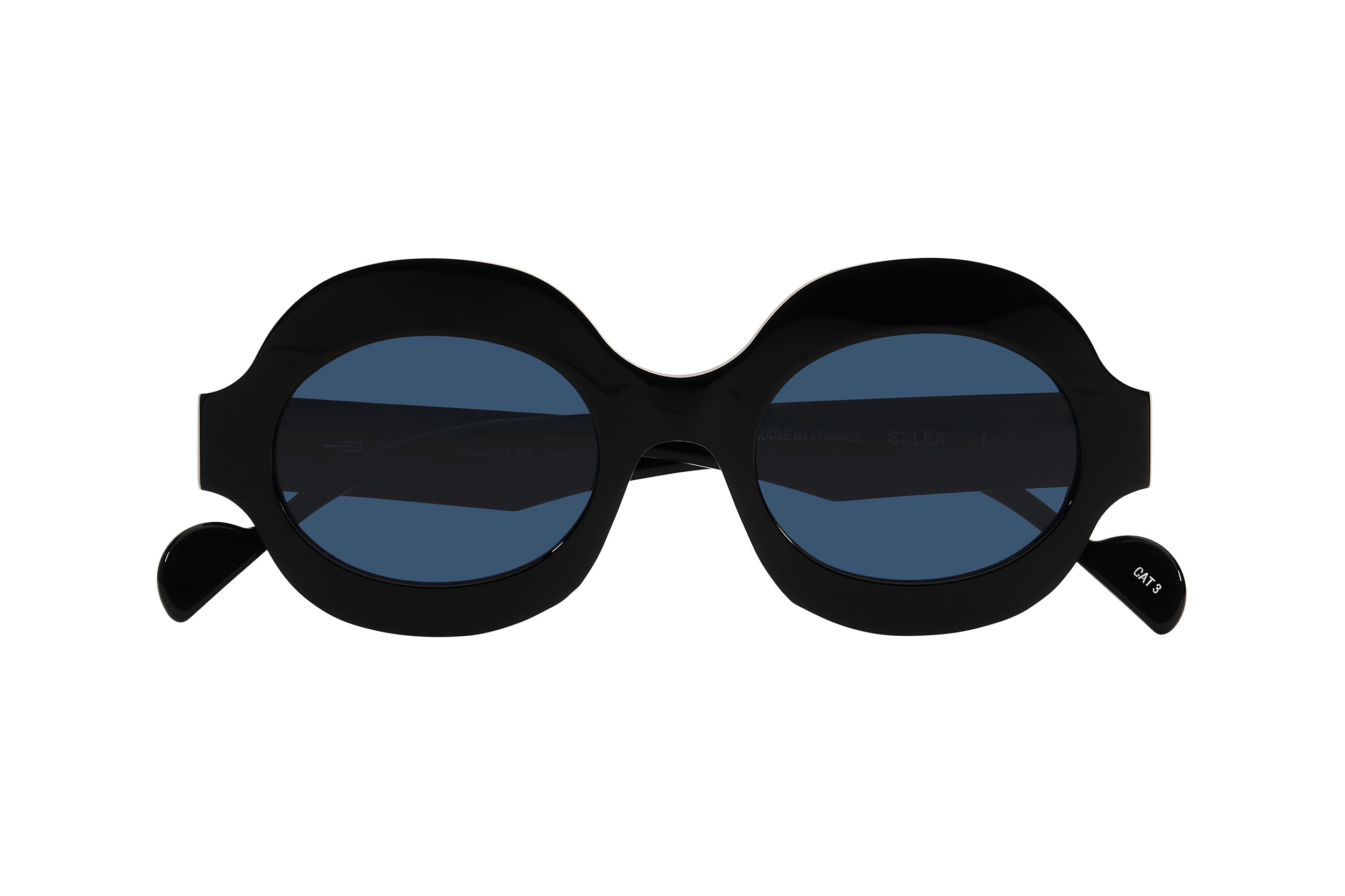 Anne & Valentin Solea I acetate oval sunglasses - side view