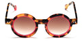 Mini Be Addict 89 acetate tortoise and neon pink sunglasses - front view