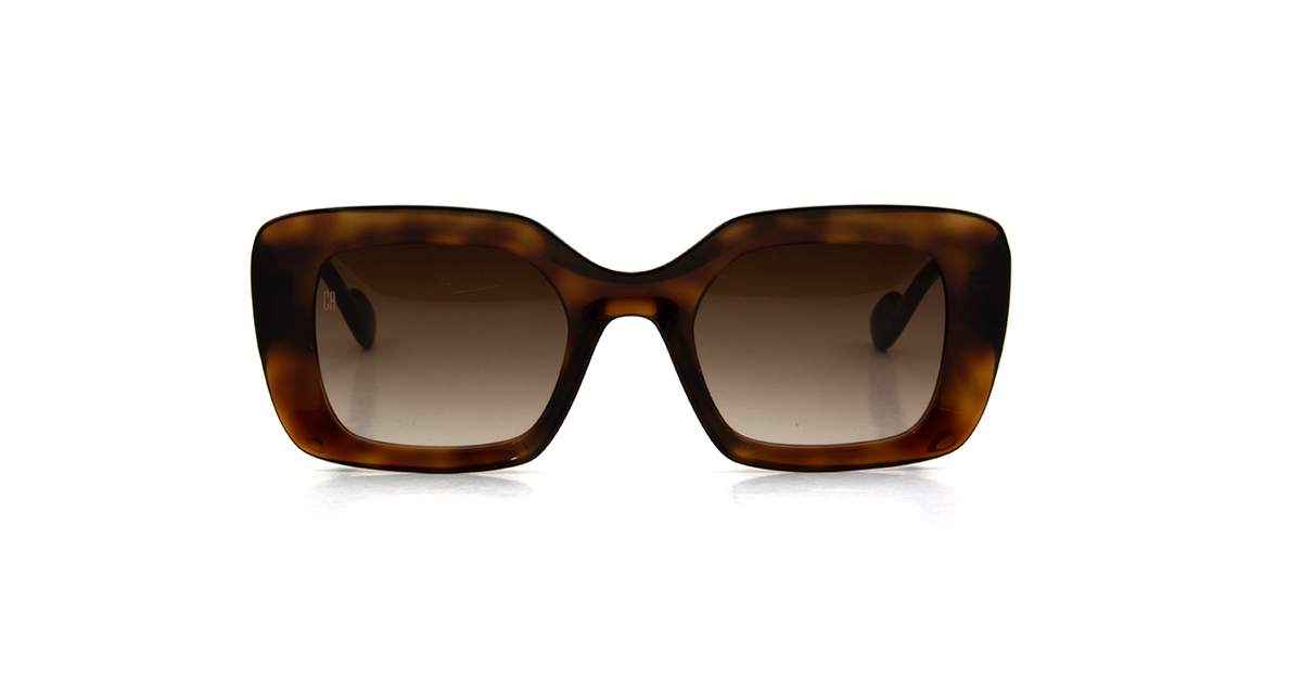 Caroline Abram Lesly acetate tortoise sunglasses - side view
