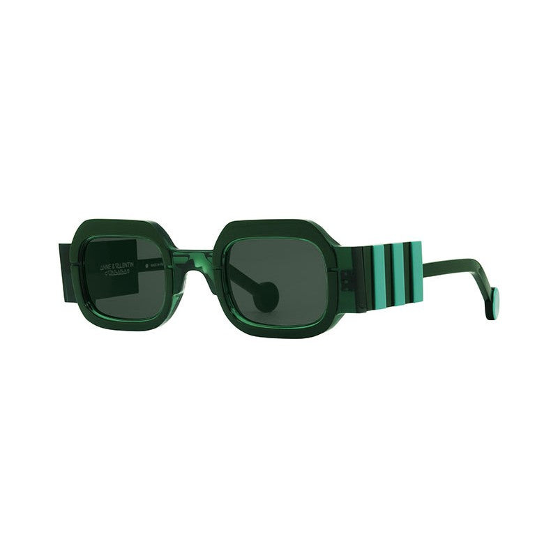 Anne & Valentin Lala II acetate green sunglasses - front view