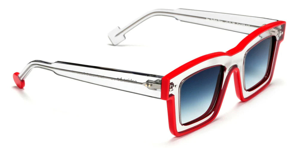 Sabine Be Bobo Line 325 acetate white and red sunglasses - side view