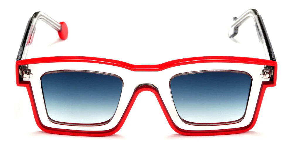 Sabine Be Bobo Line 325 acetate white and red sunglasses - front view