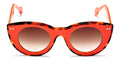 Sabine Be Cute Line 301 acetate tangerine and tortoise sunglasses - front view