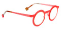 Sabine Be Gipsy Hole 500 metal neon orange and rose gold sunglasses - front view