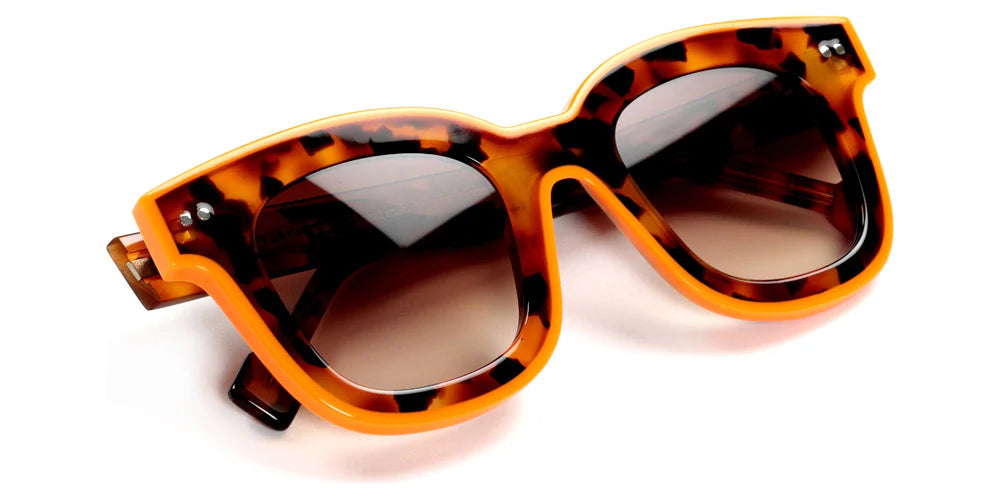 Sabine Be Idol Line 308 acetate tortoise and orange sunglasses - side view
