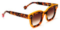 Sabine Be Idol Line 308 acetate tortoise and orange sunglasses - front view