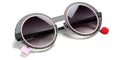 Sabine Be Val de Loire Hole 492 acetate black and pink sunglasses - front view