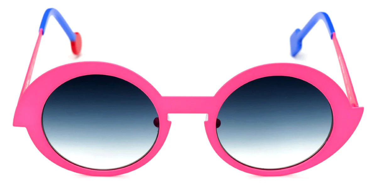 Sabine Be Val de Loire Slim 126 acetate pink and blue sunglasses - front view