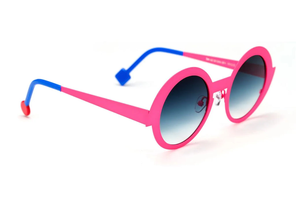 Sabine Be Val de Loire Slim 126 acetate pink and blue sunglasses - side view