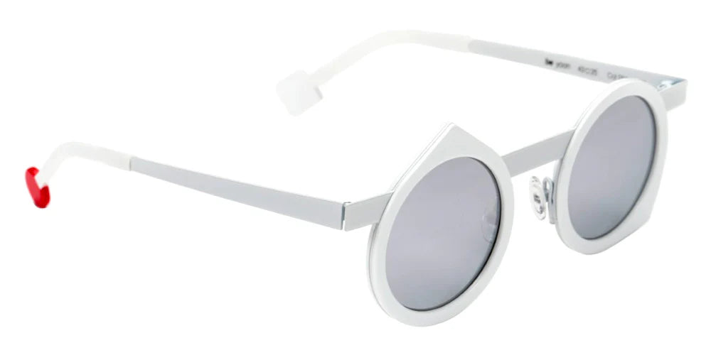 Sabine Be Yoon 255 acetate white sunglasses - front view