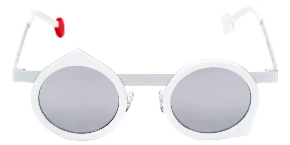 Sabine Be Yoon 255 acetate white sunglasses - side view