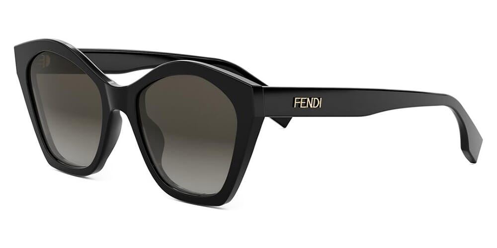 Fendi FE40175I acetate black sunglasses - front view