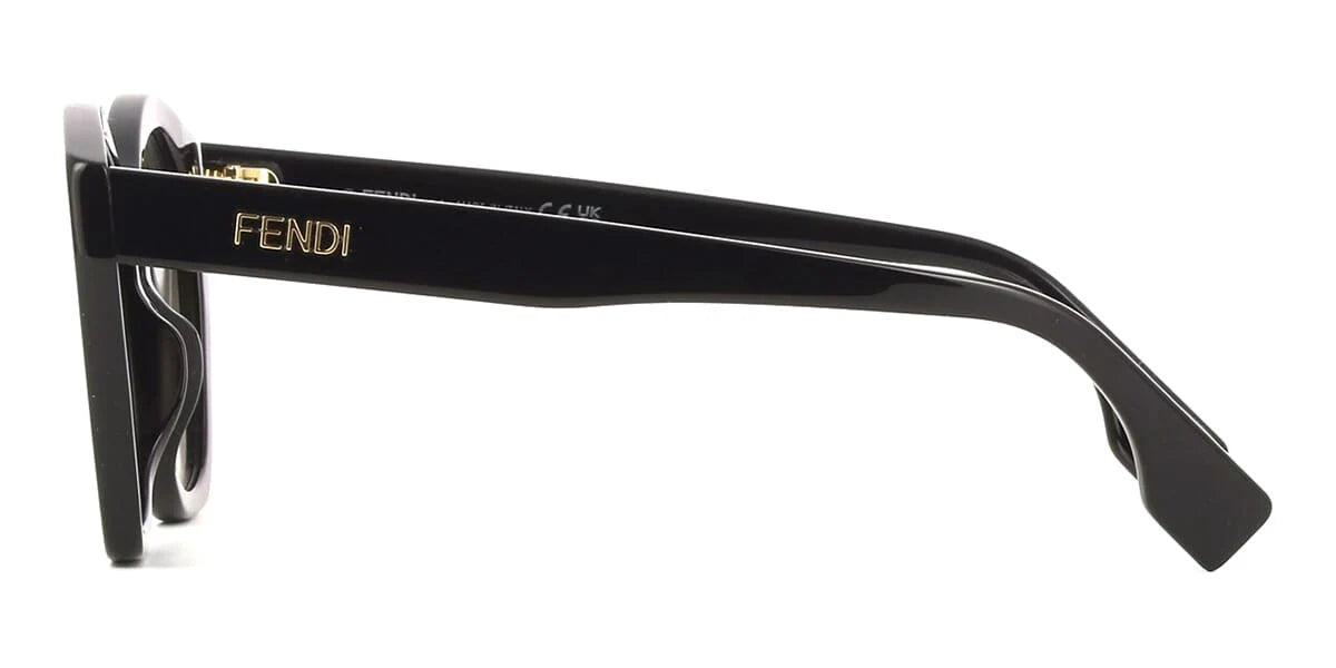 Fendi FE40151I acetate and metal tortoise sunglasses - front view