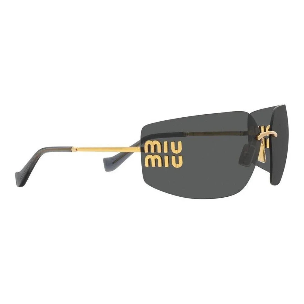 Miu Miu MU 54YS gold metal sunglasses - front view