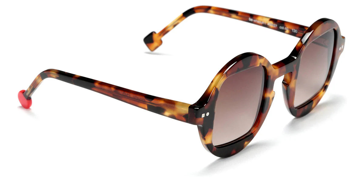 Mini Be Whaouh 10 acetate tortoise sunglasses - side view