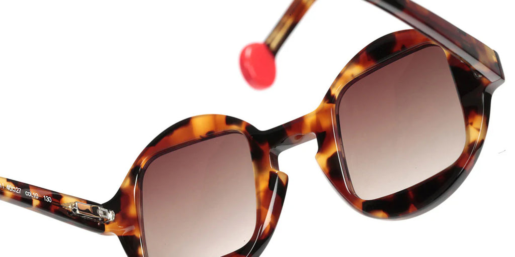 Mini Be Whaouh 10 acetate tortoise sunglasses - front view