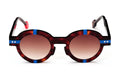 Mini Be Groom 453 acetate cherry tortoise and Majorelle blue sunglasses - front view