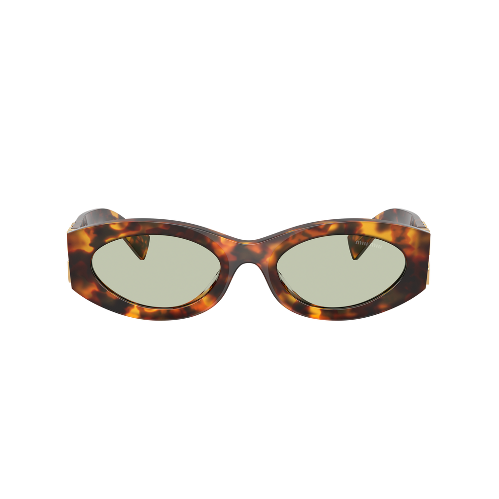Miu Miu MU 11WS Honey Havana acetate sunglasses - side view
