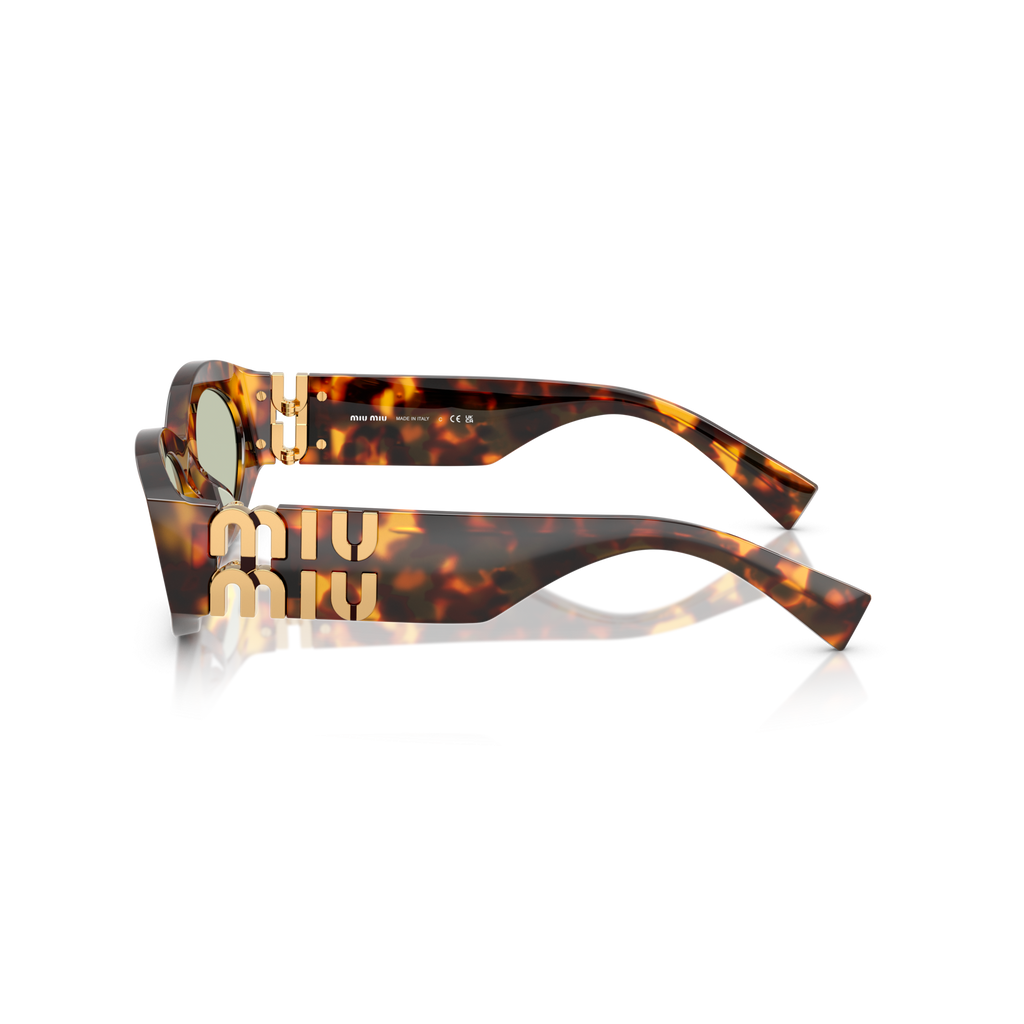 Miu Miu MU 11WS Honey Havana acetate sunglasses - front view