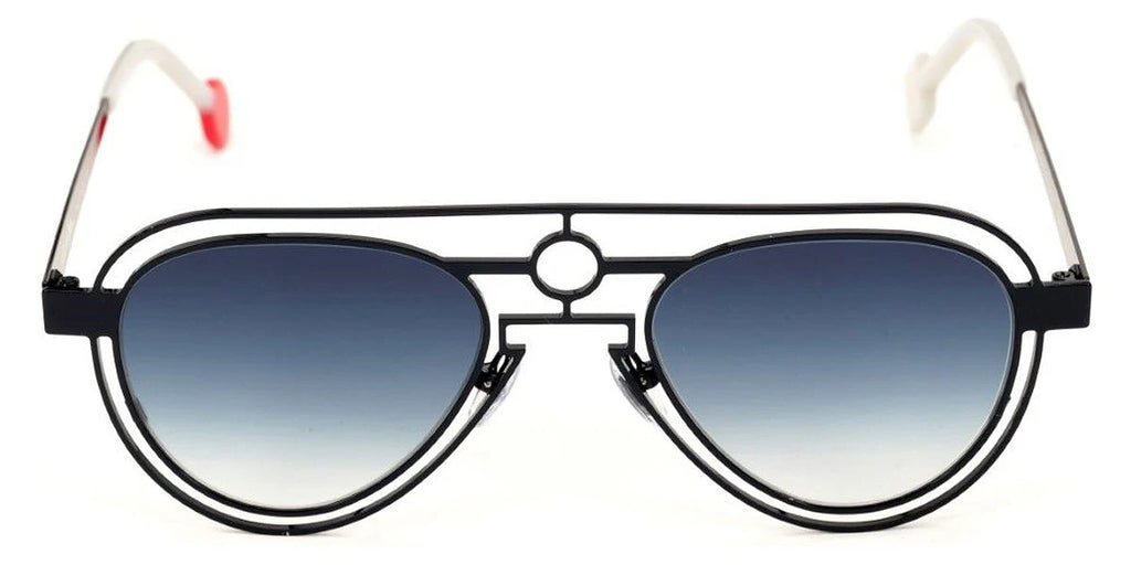 Sabine Be Legend Wire 138 metal ruthenium sunglasses - side view