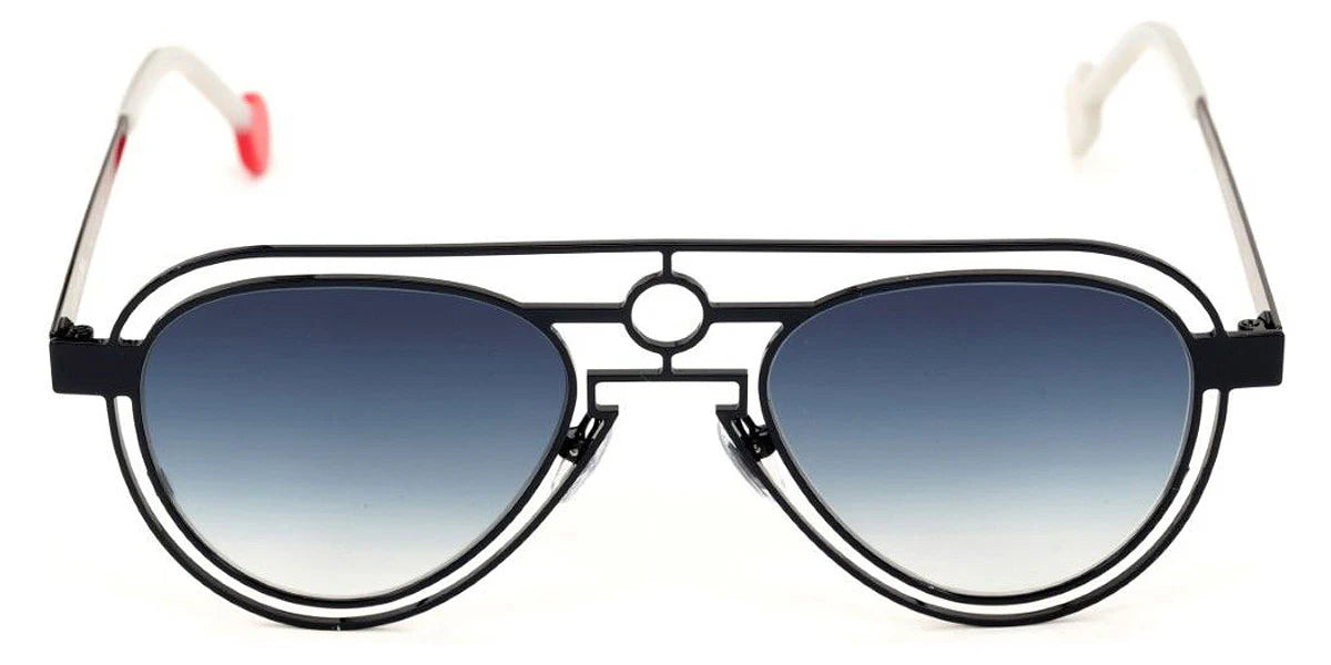 Sabine Be Legend Wire 138 metal ruthenium sunglasses - side view