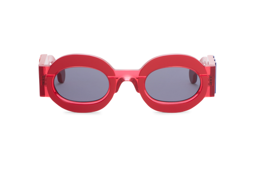 Anne & Valentin Lala III acetate multicolour sunglasses - front view