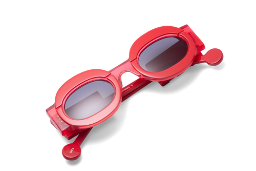 Anne & Valentin Lala III acetate multicolour sunglasses - side view