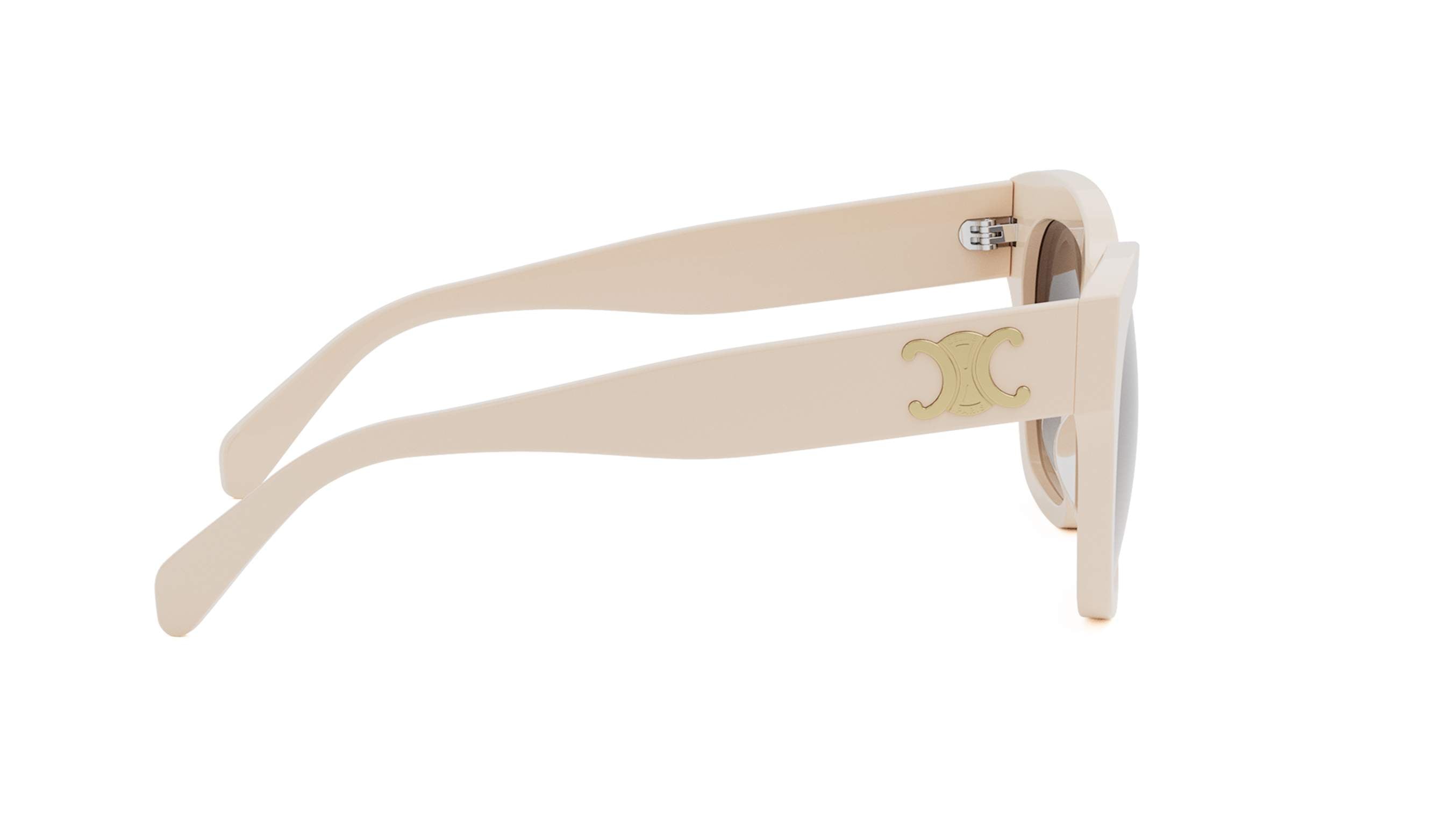 Celine CL40253I Triomphe acetate ivory sunglasses - side view